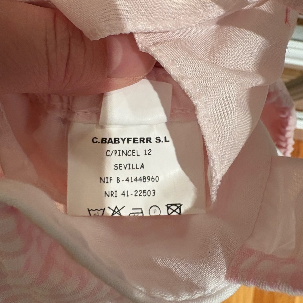 Pink Ruffled Baby Romper - Picture 3 of 4